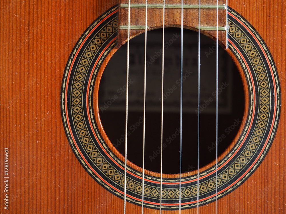 Cassa armonica di chitarra classica Stock Photo | Adobe Stock