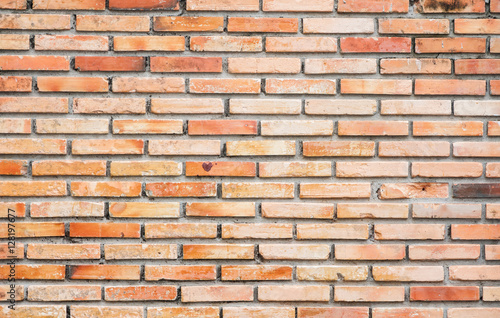 brick wall background texture ackground material of industry building construction for retro background