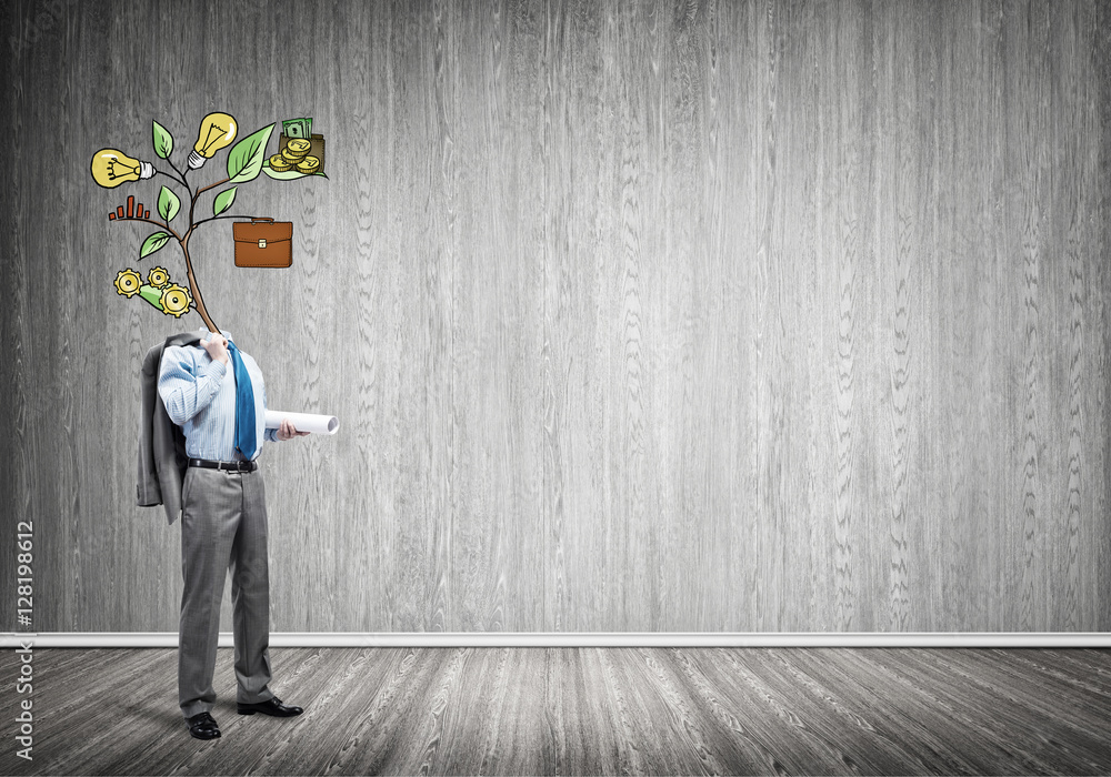 Fototapeta premium He knows how to earn money