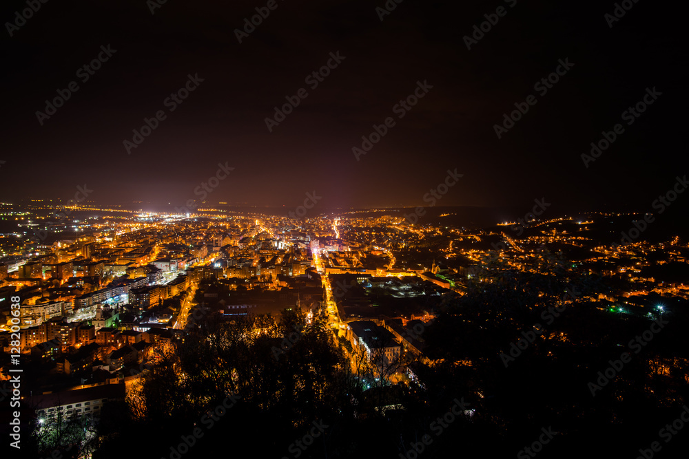 Deva city by night