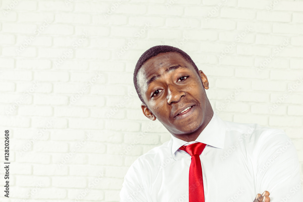 portrait of happy, smiling black business man portrait of happy, smiling black business man