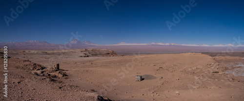 moon valley landscape, Atacama desert, Chile