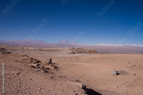 moon valley landscape  Atacama desert  Chile