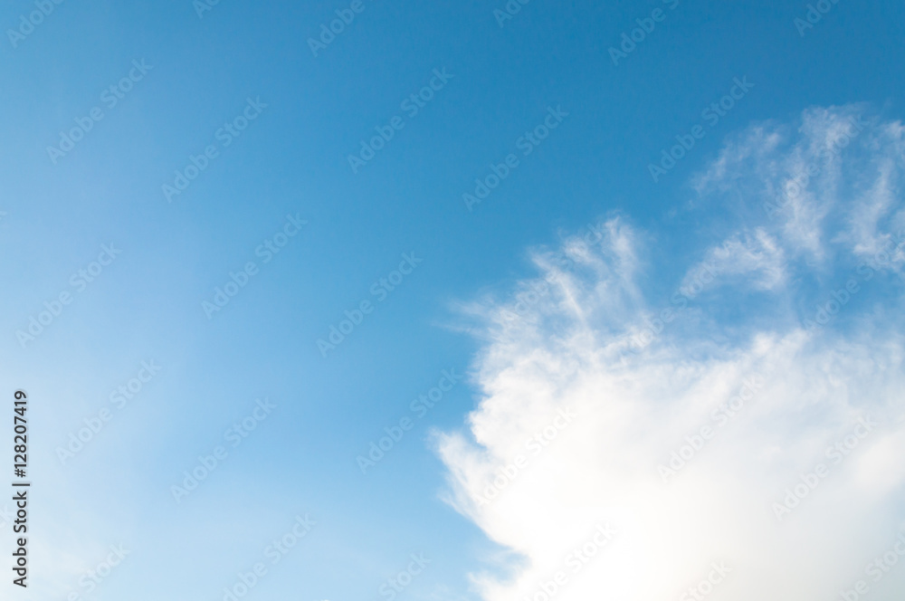 Blue sky with cloud with background daylight, natural sky composition, element of design ,Cloudy blue sky abstract background Blue sky with cloud with background daylight, natural sky composition, element of design ,Cloudy blue sky abstract background