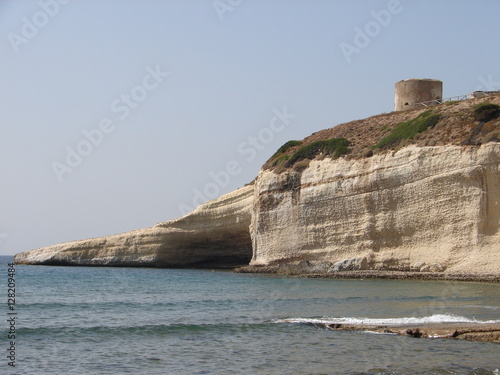helle kalk Steilküste - Sardinien