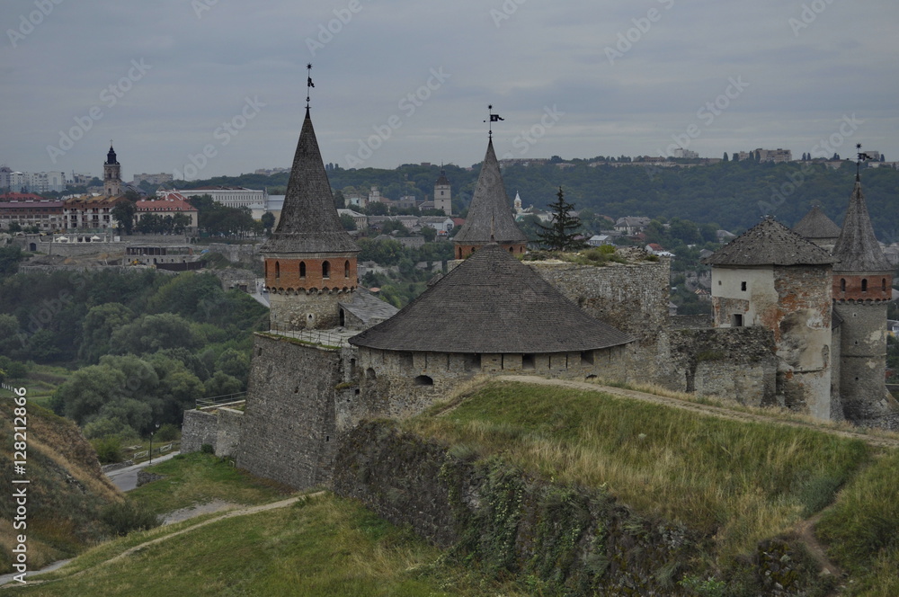 Fototapeta premium view of the old fortress