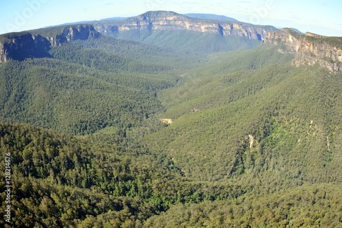 Fototapeta Naklejka Na Ścianę i Meble -  View from the Evans Lookout in the Blue Mountains, Australia.
