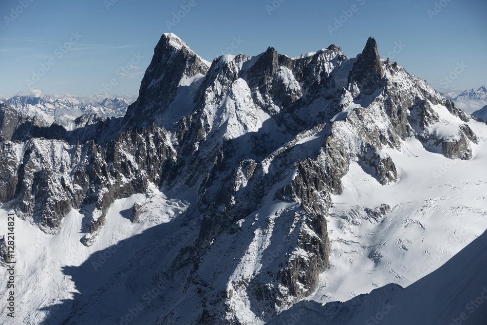 Obraz premium Alpine landscape in Haute Savoie, France