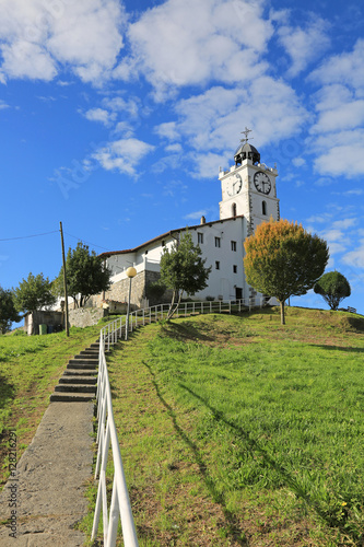 Billede på lærred iglesia san martín campanario azkoitia país vasco U84A9106-f16