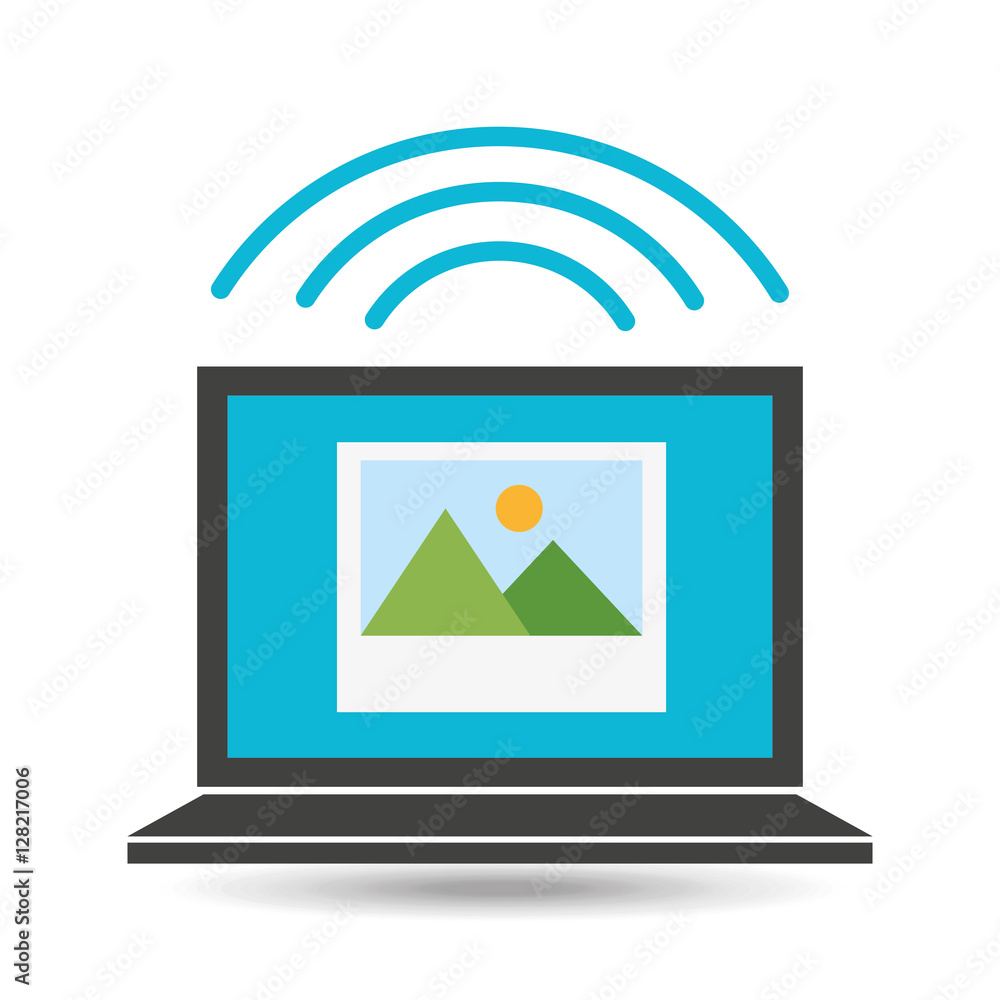 social media laptop picture icon vector illustration eps 10 social media laptop picture icon vector illustration eps 10