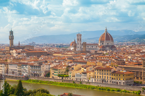 Florence cityscape with Duomo Santa Maria Del Fiore  © Alexander Mak