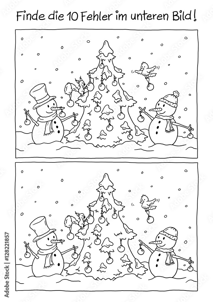 Fehlerbild Weihnachten Stock Illustration | Adobe Stock