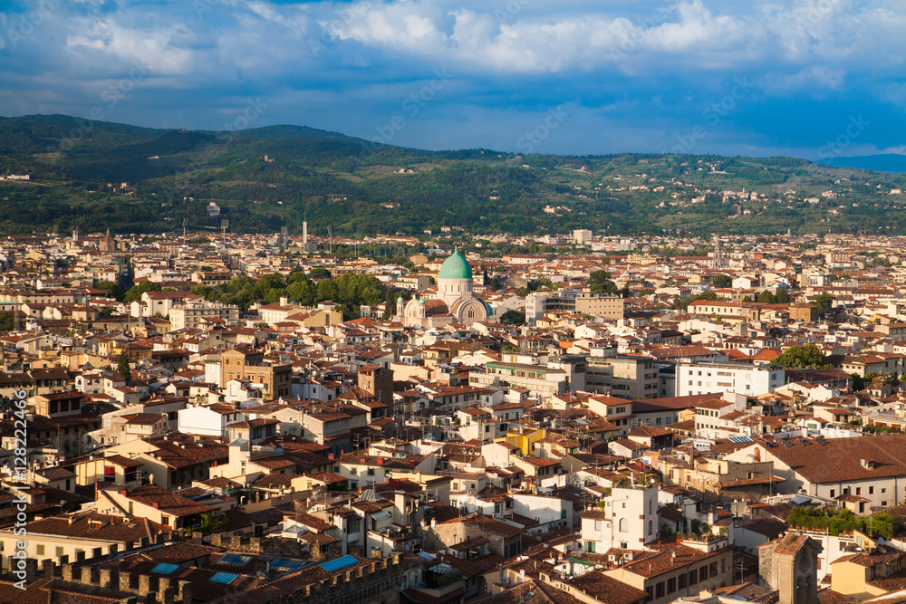 The panorama of Florence 