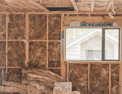 insulation in the construction of the garage