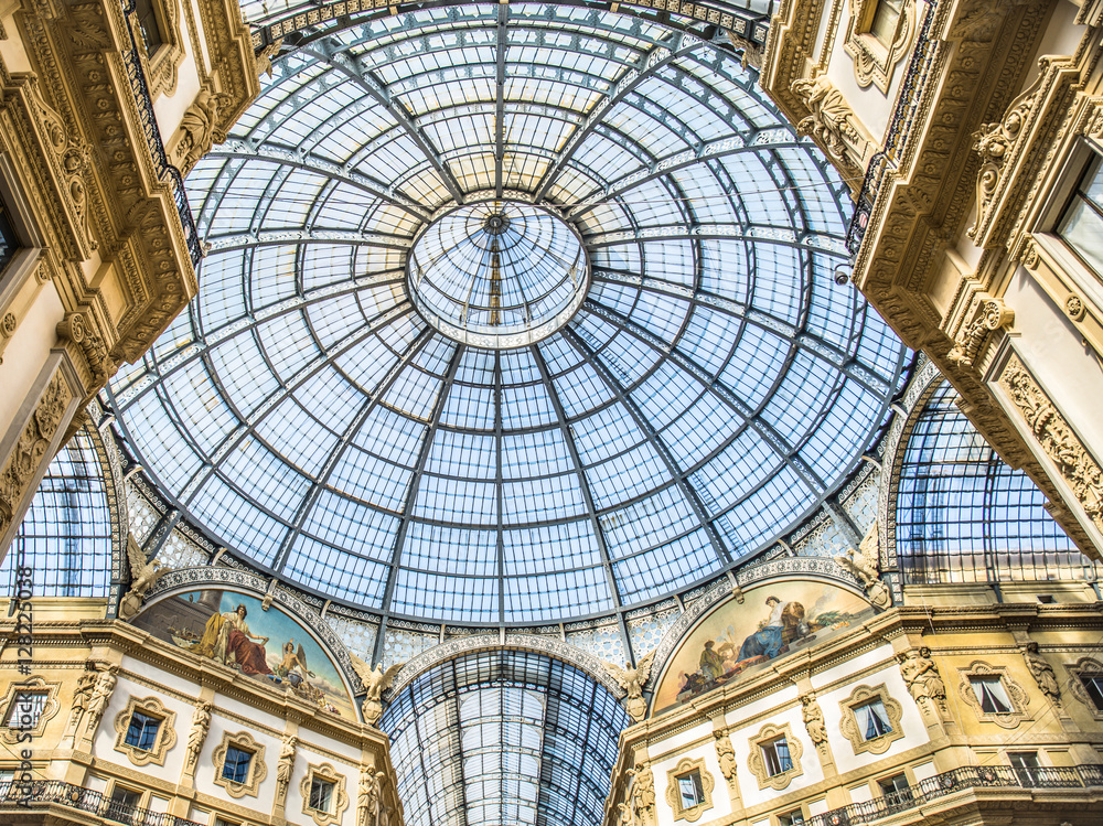 Vittorio Emanuele II Gallery in Milan