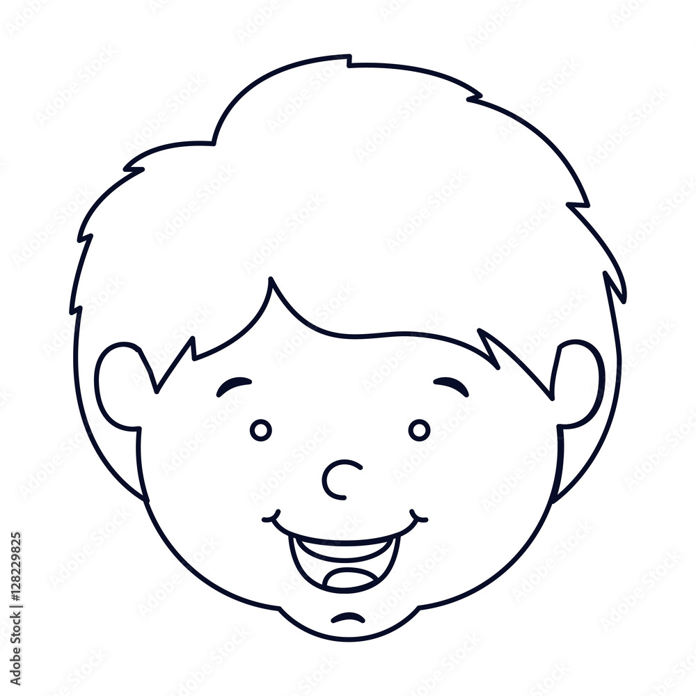 Boy cartoon icon. Kid childhood little people and person theme. Isolated design. Vector illustration Boy cartoon icon. Kid childhood little people and person theme. Isolated design. Vector illustration