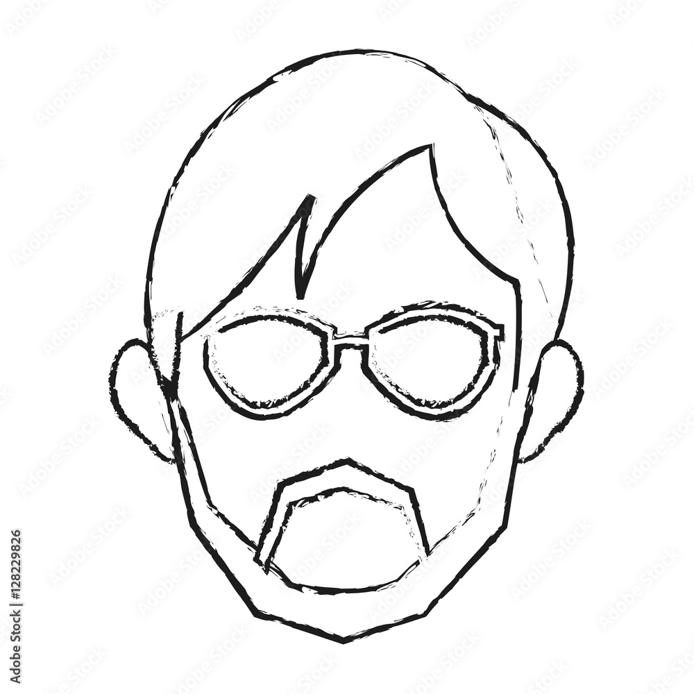 Man icon. Male avatar person people and human theme. Isolated design. Vector illustration Man icon. Male avatar person people and human theme. Isolated design. Vector illustration