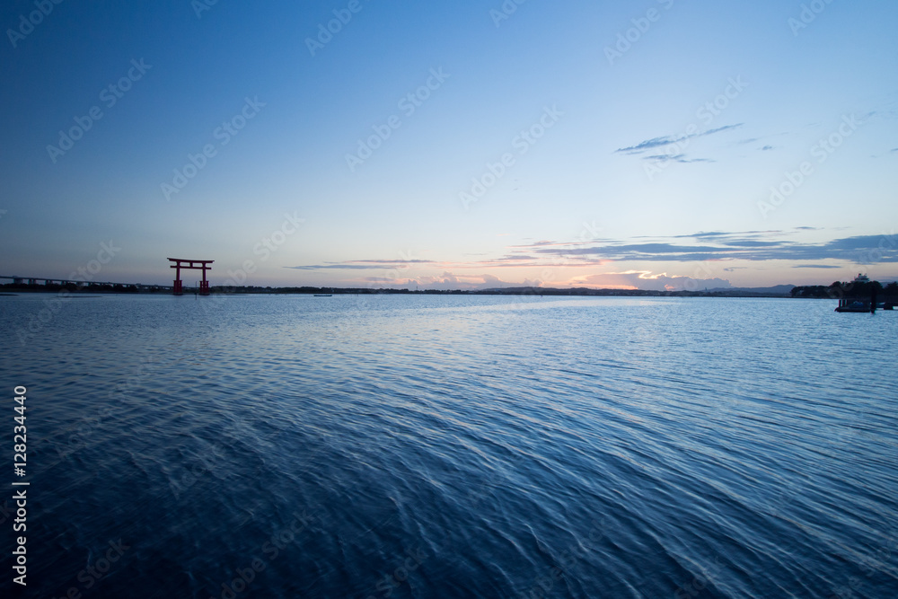 Fototapeta premium 弁天島 夕景