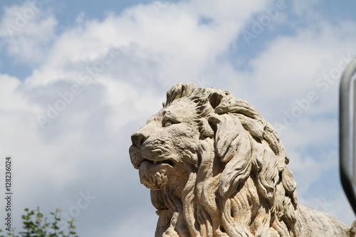 Lion sculpture