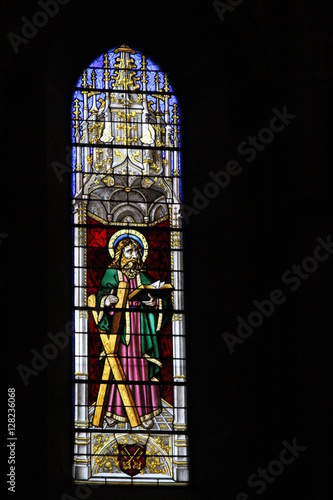 Glass stain window church