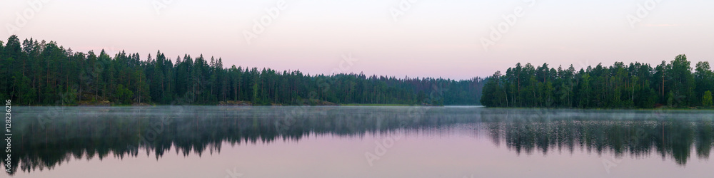 Morning calm landscape