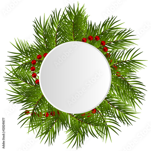 branch christmas wreath