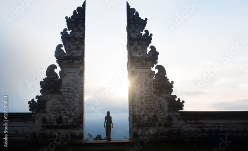 Ancient gates in pura Lempuyang ,Bali, Indonesia