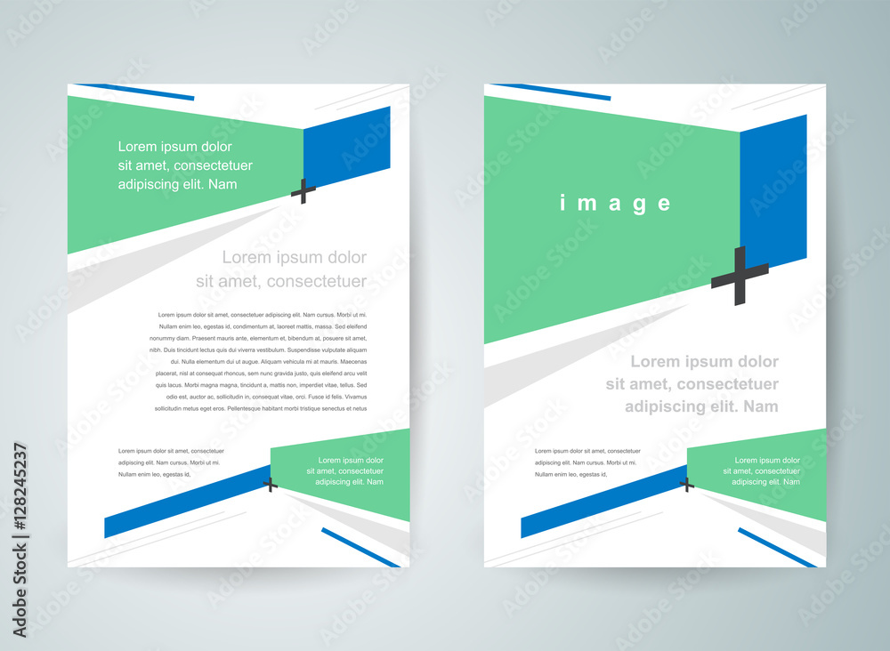 flyer brochure design template cover