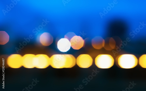 Abstract Night Light Blurred Background © Svetlana Sukhorukova