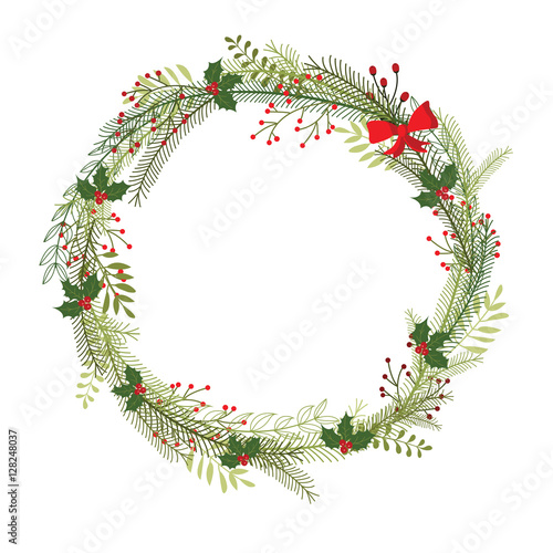 wreath christmas warm empty