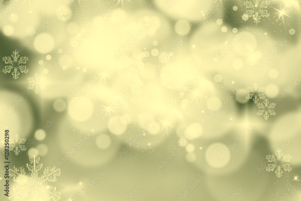 abstract Christmas background with holiday lights