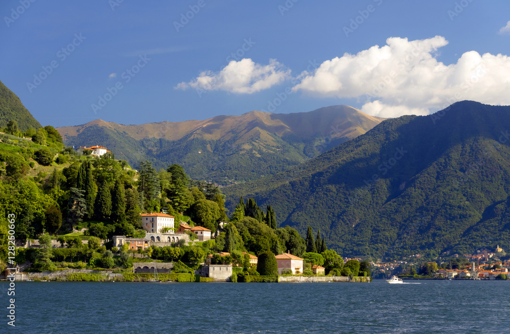 Cernobbio resort at Como Lake, Italy, Europe Cernobbio resort at Como Lake, Italy, Europe