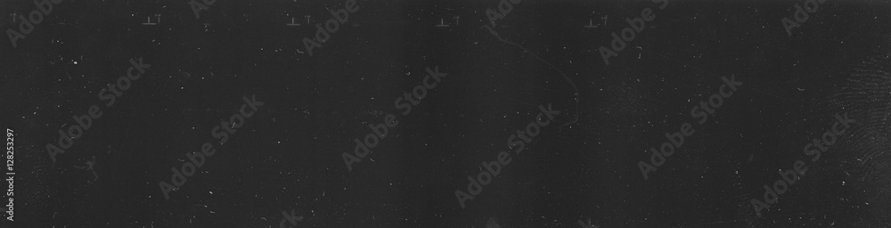 Fototapeta premium Grunge film negative background, panoramic
