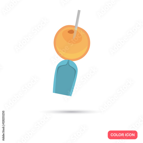 Artificial insemination color icon. Flat design for web and mobile