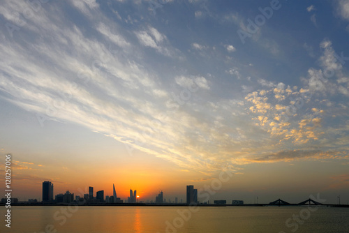Bahrain skyline during sunset © Dr Ajay Kumar Singh