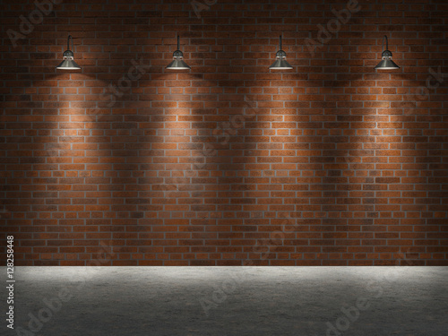 wall bricks; 3d illustration