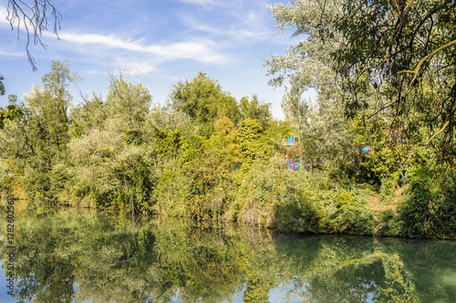 The Tagus river in its passage through Aranjuez