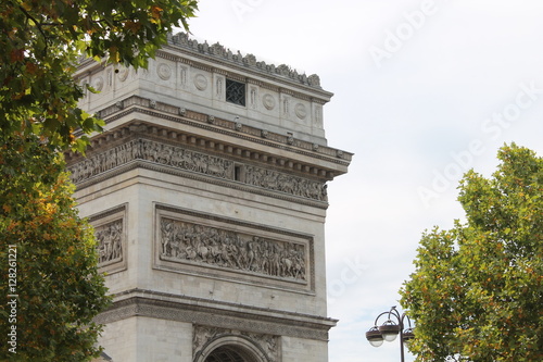 Beautiful unique city of Paris in France photo