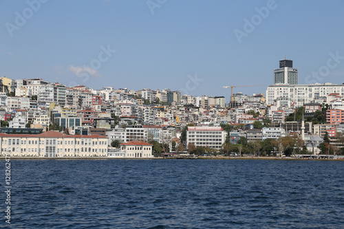 Karakoy district in Istanbul city