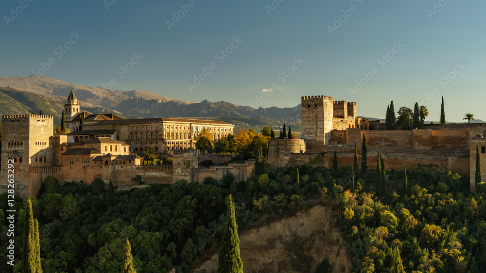 panoramic view of Alhambra