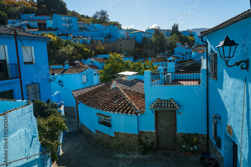 Home of the smurfs in Juzcar, Spain photo