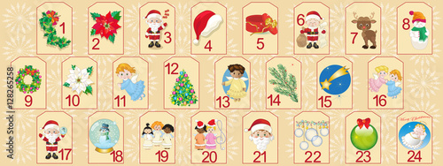 Header with Advent Calendar