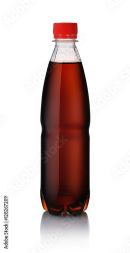 Plastic bottle of  cola