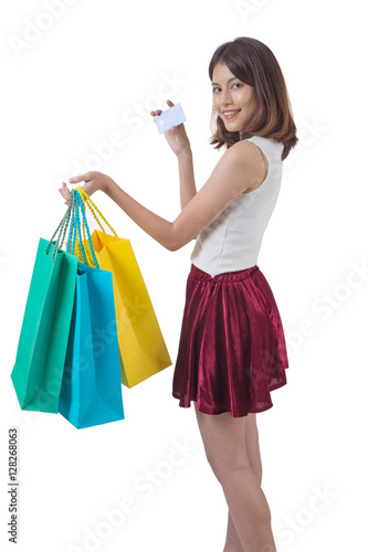 women holding shopping bags © kaisaya