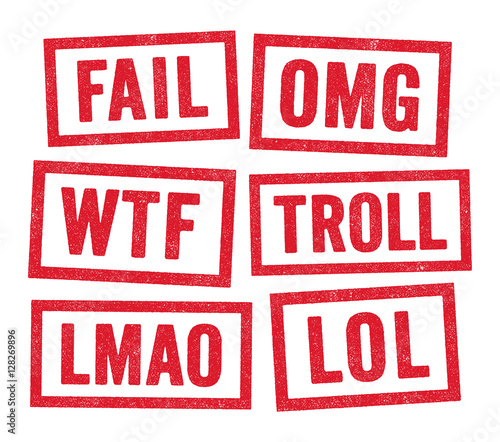 Web acronyms stamps