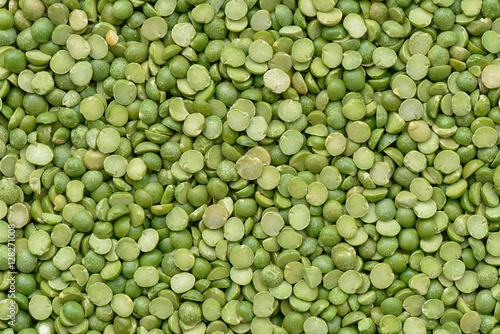 Prepared Green split peas for cooking