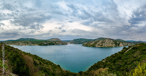 KRKA River Panorama In Croatia