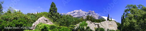 Aipetri mountain panoramic view from bottom in Crimea © rgraz
