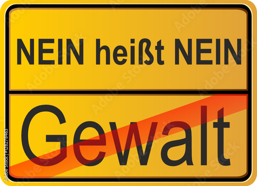 Nein heißt Nein – Gewalt