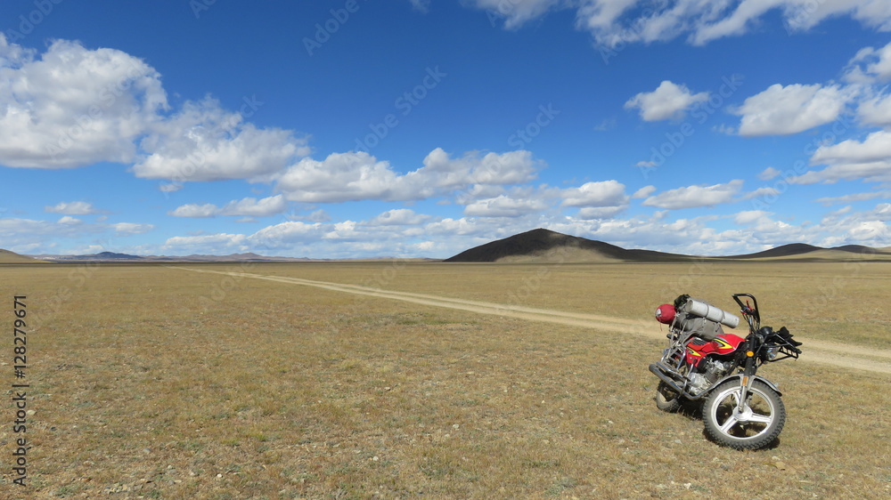 Motorcycle adventure in the craziness of Mongolia